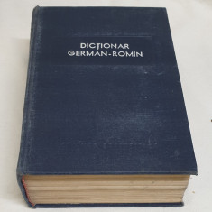 Carte veche anul 1958 DICTIONAR GERMAN - ROMAN - Ed. Stiintifica - 1183 pagini