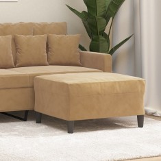 vidaXL Taburet, maro, 70x55x41 cm, catifea