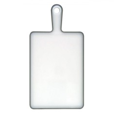 Tocător Plastic, Alb, M&acirc;ner Antialunecare, 30x21cm