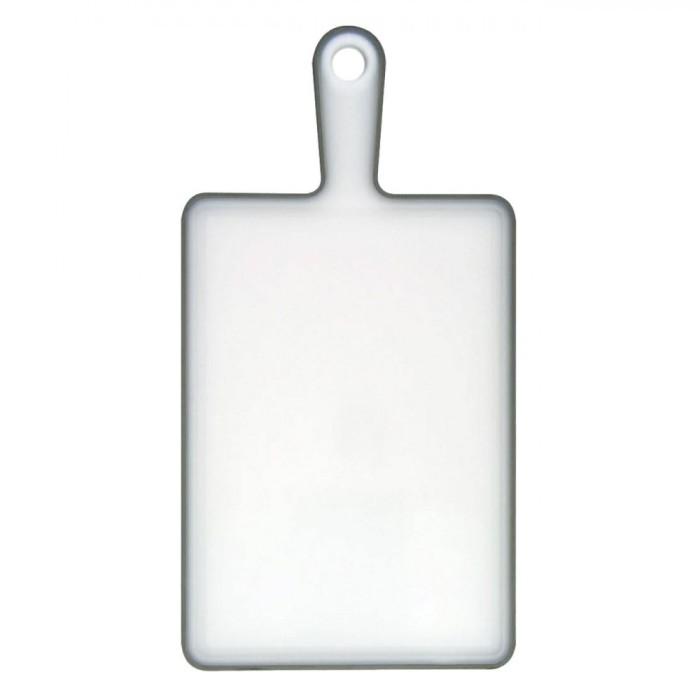 Tocător Plastic, Alb, M&acirc;ner Antialunecare, 30x21cm