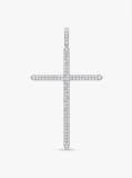 Cumpara ieftin Medalion Cruce din Argint 925 cu Cristale Zirconia Pave
