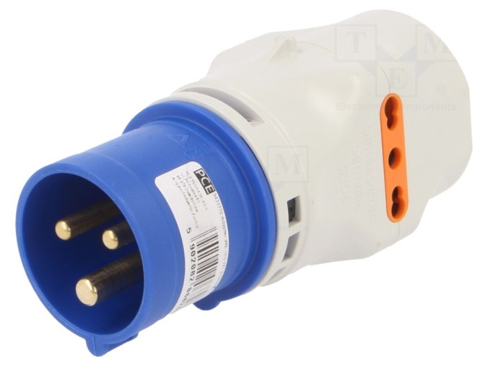 Conector adaptor alimentare AC 16A 230V