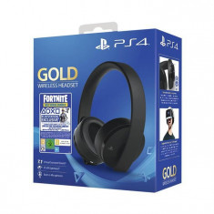 Casti Gaming Wireless Sony Playstation 4 Gold 7.1 Usb 3.5 Mm Negre foto