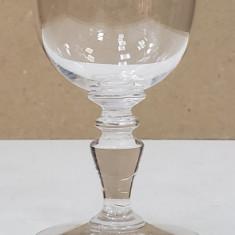 PAHAR CU PICIOR PENTRU APERITIVE DIN CRISTAL TIP BACARAT , FRANTA , cca. 1920