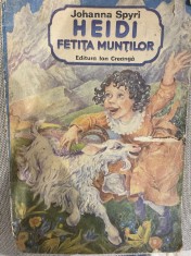 Johanna Spyri Heidi, fetita muntilor. Ilustratii de Doina Botez. Editura Ion Creanga, 1987 foto