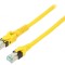 Patch cord galben S/FTP Cat6a 1m