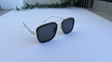 Ochelari de soare Dita Flight Style - Rama aurie Lentile negre