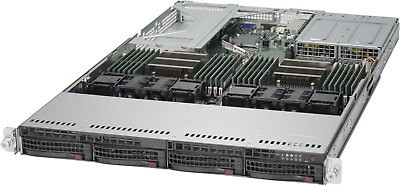 Server Supermicro CSE-819U X10DRU-i+ 2 x INTEL 10&amp;nbsp;CORE E5-2630 V4&amp;nbsp;2.2Ghz 32GB 2 x PSU foto