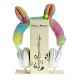 Casti audio multicolore cu urechi