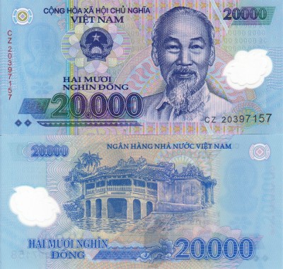 VIETNAM 20.000 dong 2020 polymer UNC!!! foto