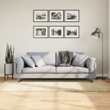 Covor pufos &quot;PAMPLONA&quot; cu fire &icirc;nalte, auriu modern, 100x200 cm