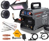 Cumpara ieftin *MEGA PACHET* Aparat de sudura tip Invertor cu sarma 510A, + *x2 sarma 1.0mm, x2 electrozi 2.5mm, Ochelari automati, magnet* MMA/MIG/MAG/TIG *CABLU SU