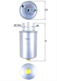 Filtru combustibil MAHLE KL511