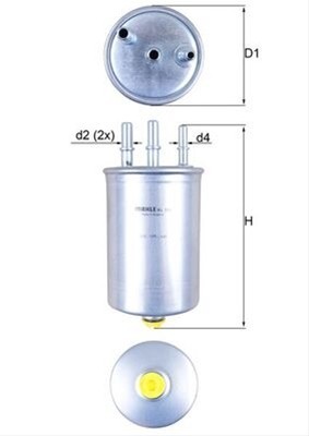 Filtru combustibil MAHLE KL511