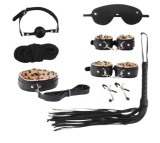 Set BDSM Crazy Moments, 8 Piese, Leopard, Guilty Toys