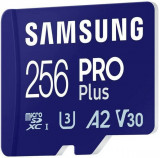 Cumpara ieftin MicroSDHC PRO PLUS 256GB, Class10/Grade 3 cu cititor de carduri, Samsung