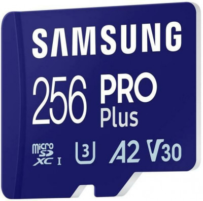 MicroSDHC PRO PLUS 256GB, Class10/Grade 3 cu cititor de carduri foto