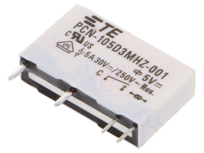 Releu electromagnetic 5VDC 5A PCB