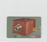 bnk card Cartele telefonice - Olanda - KPN - Chip Standard 06 th Serie - Historical Atribute - Camera obscura