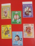 LIBERIA, MĂȘTI - SERIE COMPLETĂ MNH