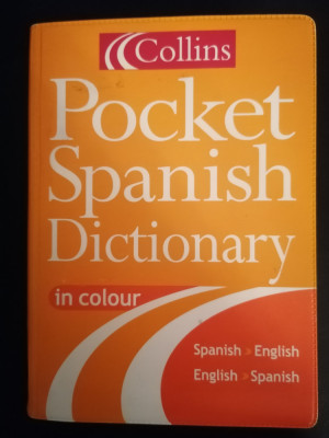 Collins Pocket Spanish Dictionary in colour foto