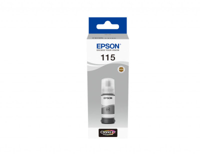 Cerneala Epson 115 C13T07D54A L8160 L8180 Original Grey 70ml foto