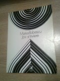 Cumpara ieftin Marius Robescu - Joc si Inviere (Editura Cartea Romaneasca, 1985)