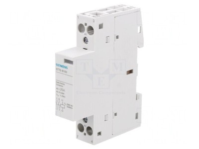 Contactor 2P 25A 230VAC NO foto