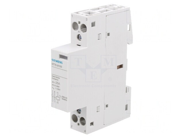 Contactor 2P 25A 230VAC NO