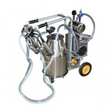 Aparat de muls vaci 1 post 650W, bidon inox 25L, grup de muls cu 4 mansoane, presiune vid 45-50 kPa, pulsatii 60-80 cpm