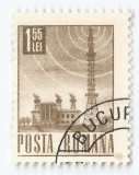 **Romania, LP 662/1967, Posta, Telecomunicatii si Transporturi, eroare 1, oblit., Stampilat