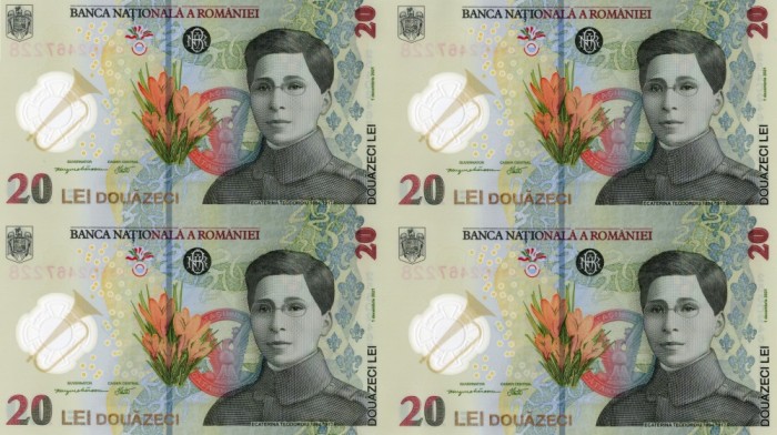 COALA DE 4 BANCNOTE 20 LEI