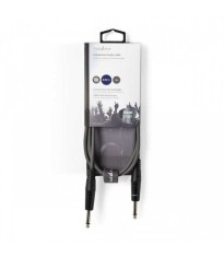 Cablu audio Jack Mono 6.35 mm tata - Jack Mono 6.3 mm tata 1.5m Nedis foto