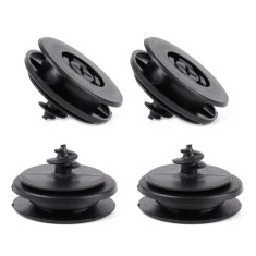 Set opritoare covorase auto textile Amio 4buc Garage AutoRide foto