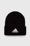 Adidas căciulă Logo Beanie Cuf culoarea negru IB2651