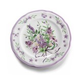 Farfurie portelan multicolor Lavanda &Oslash; 20 cm