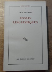 Essais linguistiques/ Louis Hjelmslev foto