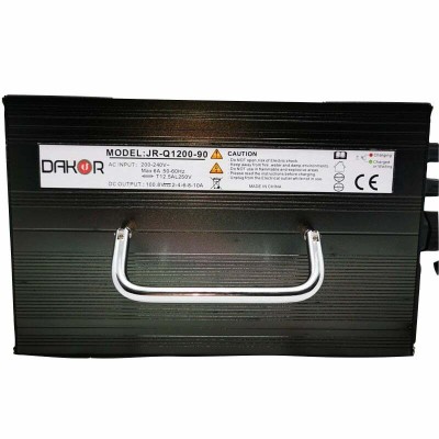 Incarcator lent/rapid cu reglaj de la 2A la 10A, pentru acumulatori li-ion 84V nominal, 96,6V max foto