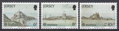 Jersey 1978 - EUROPA - Monumente, MNH foto
