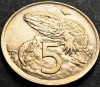 Moneda exotica 5 CENTI - NOUA ZEELANDA, anul 1969 *cod 5229, Australia si Oceania