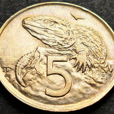 Moneda exotica 5 CENTI - NOUA ZEELANDA, anul 1969 *cod 5229
