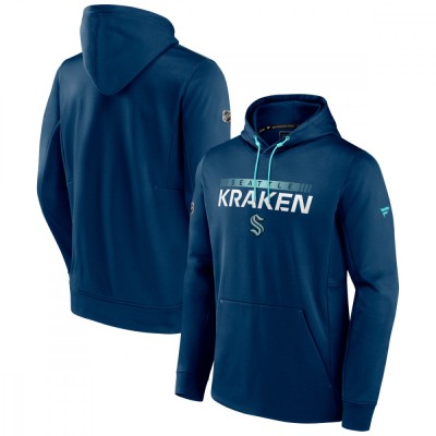 Seattle Kraken hanorac de bărbați cu glugă Traditional Navy-Icy Blue - XL foto