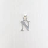 Pandantiv initiala Litera N din argint