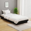 VidaXL Cadru de pat, negru, 100x200 cm, lemn masiv de pin 819901