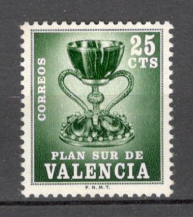 Spania.1968 Timbre cu taxa obligatorie-Ajutor ptr. Valencia SS.282