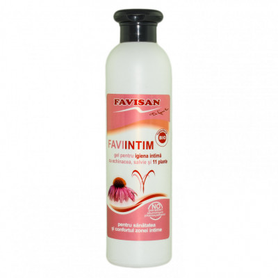 GEL IGIENA INTIMA BIO CU ECHINACEEA SI 11 PLANTE FAVIINTIM 250ml FAVISAN foto