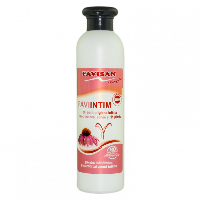 GEL IGIENA INTIMA BIO CU ECHINACEEA SI 11 PLANTE FAVIINTIM 250ml FAVISAN