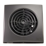 Ventilator baie AURA 4C Silent, Clapeta antiretur, Garantie 5 ani, Motor Long Life 40000h, Debit 90mc/h, &Oslash;100mm, Dark Gray Metal