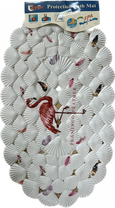 Covor baie, model scoici, Flamingo 67x37cm