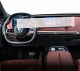 Folie Protectie Display Navigatie, Duragon, si Ceasuri de bord BMW iX 2021+ si Ceasuri de bord, silicon Transparent, Anti-zgarieturi, Kit instalare